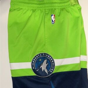 Nike Green and Blue Athletic Shorts